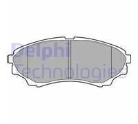 Set di pastiglie freno DELPHI LP2036, anteriore