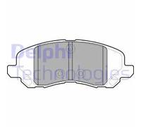 Pastiglie freno Low-Metallic LP2038 DELPHI per JEEP DODGE CHRYSLER LANCIA