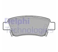 Set di pastiglie freno DELPHI LP2047, posteriore