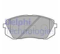 Pastiglie freno Low-Metallic LP2050 DELPHI per KIA HYUNDAI