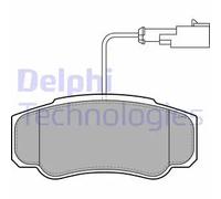 Pastiglie freno Low-Metallic LP2054 DELPHI per NISSAN RENAULT TRUCKS