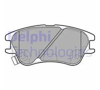 Pastiglie freno Low-Metallic LP2062 DELPHI per HYUNDAI ATOS