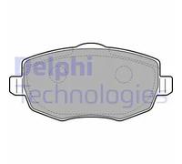 Set di pastiglie freno DELPHI LP2064, anteriore
