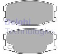 Pastiglie freno Low-Metallic LP2073 DELPHI per TALBOT DAF MITSUBISHI