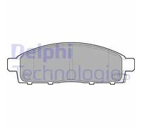 Pastiglie freno Low-Metallic LP2074 DELPHI per MITSUBISHI L200 / TRITON