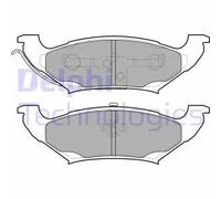 Pastiglie freno Low-Metallic LP2085 DELPHI per CHRYSLER DODGE PLYMOUTH