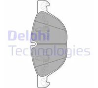 Pastiglie freno Low-Metallic LP2091 DELPHI per BMW X5 X6