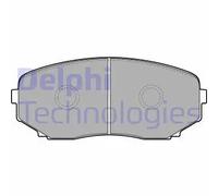 Set di pastiglie freno DELPHI LP2098, anteriore