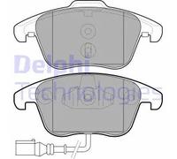 Set di pastiglie freno DELPHI LP2110, anteriore
