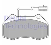 Pastiglie freno Semi-Metallic LP2136 DELPHI per ALFA ROMEO ABARTH