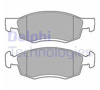 Set di pastiglie freno DELPHI LP2137, anteriore