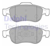 Pastiglie freno Low-Metallic LP2152 DELPHI per RENAULT DACIA FIAT NISSAN JEEP