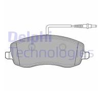 Pastiglie freno Low-Metallic LP2173 DELPHI per PEUGEOT CITROËN FIAT