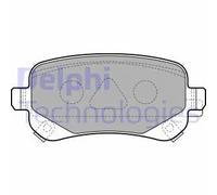 Pastiglie freno Low-Metallic LP2174 DELPHI per FIAT DODGE CHRYSLER