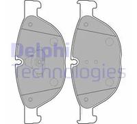 Set di pastiglie freno DELPHI LP2189, anteriore