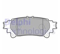Pastiglie freno Low-Metallic LP2196 DELPHI per TOYOTA LEXUS