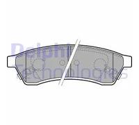 Pastiglie freno Low-Metallic LP2197 DELPHI per CHEVROLET EPICA