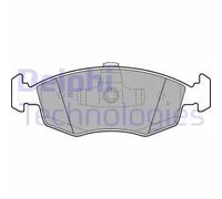 Set di pastiglie freno DELPHI LP2274, anteriore