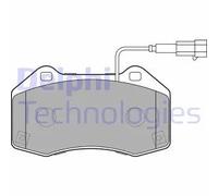 Pastiglie freno Low-Metallic LP2280 DELPHI per FIAT ALFA ROMEO ABARTH