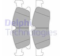 Pastiglie freno Low-Metallic LP2298 DELPHI per MERCEDES-BENZ CLASSE M GLE Coupe