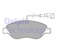 Kit pastiglie freno, Freno a disco LP2299 DELPHI per FIAT LANCIA ALFA ROMEO