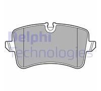 Pastiglie freno Low-Metallic LP2446 DELPHI per AUDI PORSCHE