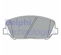 Set di pastiglie freno DELPHI LP2477, anteriore