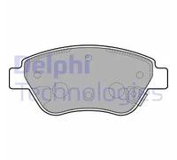 Set di pastiglie freno DELPHI LP2478, anteriore