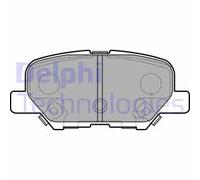 Pastiglie freno Low-Metallic LP2501 DELPHI per PEUGEOT CITROËN MAZDA MITSUBISHI
