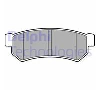 Pastiglie freno Low-Metallic LP2502 DELPHI per CHEVROLET MITSUBISHI