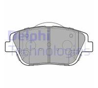 Pastiglie freno Low-Metallic LP2688 DELPHI per KIA HYUNDAI