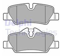 Pastiglie freno Low-Metallic LP2762 DELPHI per MINI MINI MINI Cabriolet