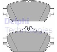 Delphi Set di pastiglie freno LP2764 – anteriore Low-Metallic