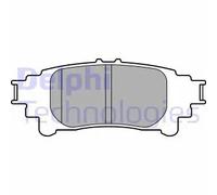 Pastiglie freno Low-Metallic LP3155 DELPHI per LEXUS GS IS III RC