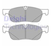 Set di pastiglie freno DELPHI LP3166, anteriore