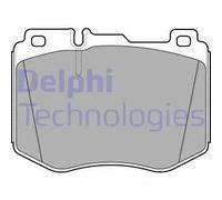 Set di pastiglie freno DELPHI LP3172, anteriore