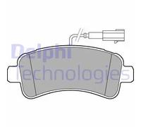 Pastiglie freno Low-Metallic LP3185 DELPHI per FIAT PEUGEOT CITROËN OPEL