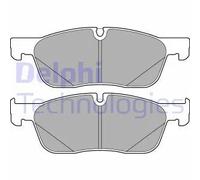 Pastiglie freno Low-Metallic LP3188 DELPHI per JAGUAR LAND ROVER