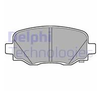 Pastiglie freno Low-Metallic LP3194 DELPHI per JEEP FIAT ALFA ROMEO