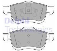 DELPHI Kit pastiglie freni Anteriore con segnalatore acustico usura senza accessori LP3220