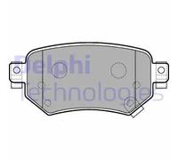 Set di pastiglie freno DELPHI LP3234, posteriore