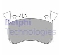 Set di pastiglie freno DELPHI LP3242, anteriore