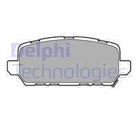 Delphi Kit pastiglie freno LP3244 - posteriore per HONDA HR-V - Low-Metallic