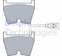 Pastiglie freno Low-Metallic LP3266 DELPHI per AUDI A3 Sportback Q3 TT