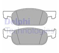 Set di pastiglie freno DELPHI LP3286, anteriore