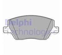 Delphi Set di pastiglie freno LP3289 Low-Metallic Anteriore per FIAT Tipo