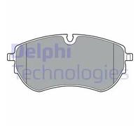 Set di pastiglie per freni, freno di stazionamento a disco DELPHI LP3406, fronte