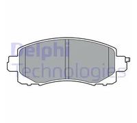 Set di pastiglie freno DELPHI LP3411, anteriore