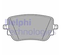 Pastiglie freno Low-Metallic LP3439 DELPHI per MERCEDES-BENZ CLASSE A CLA GLB