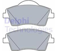 Set di pastiglie freno DELPHI LP3528, anteriore